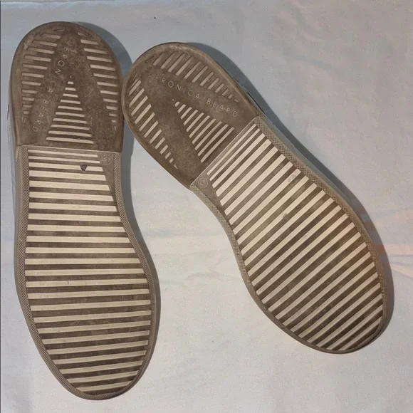 Veronica Beard Beige and Gold Athletic Shoes - Picture 9 of 9